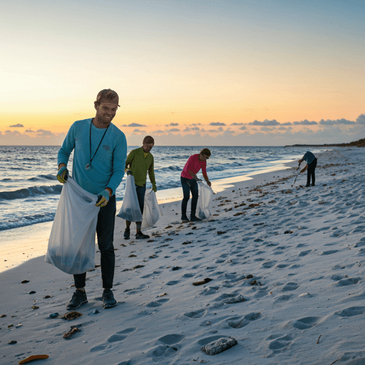 Strandskoonmaak volunteers in action